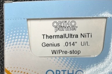 Thermal Ultra NiTi .014 Bögen mit Stop Genius/Damon Form,Clean Pack (10)Stk.