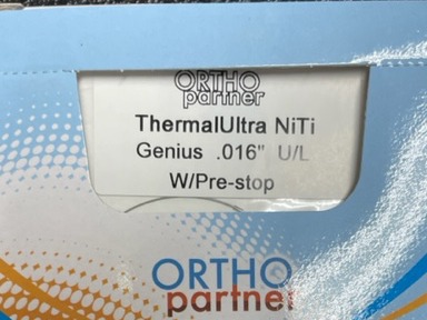Thermal Ultra NiTi .016 Bögen mit Stop Genius/Damon Form,Clean Pack (10)Stk.